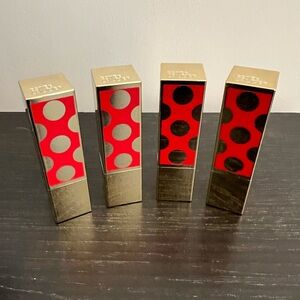 Estee Lauder Red and Gold Lipstick Set
